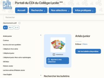 CDI : UN CATALOGUE EN LIGNE ! CDI : UN CATALOGUE EN LIGNE !