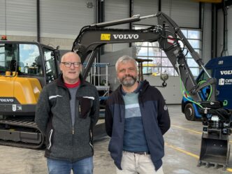 Inauguration du nouveau site Volvo Sodimat TP