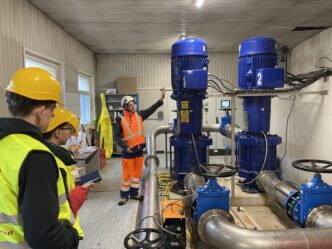 Visite de l'usine d'eau potable de Kernisy