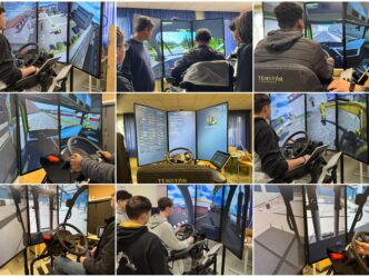 Un simulateur de conduite en test !