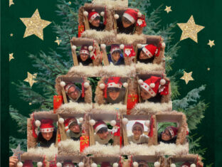 Le montage photos « sapins de Noël » des 3P MET