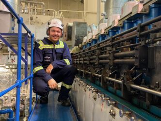 Guenolé Daniel, jeune officier de marine marchande auprès des BIMER